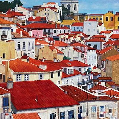 Les toits du vieux Lisbonne